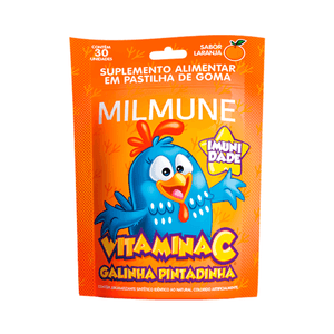 Suplemento Alimentar  Milmune Kids  Vitamina C Sabor Laranja 30 Gomas