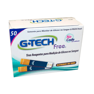 Tiras Reagentes para Medição de Glicose G-Tech Free 1 - 50 Unidades
