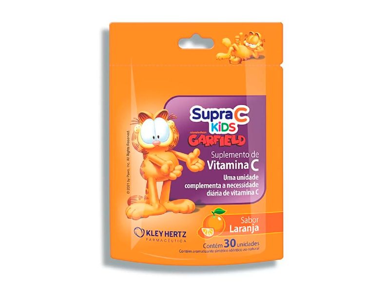 Suplemento-Vitaminico-Supra-C-Kids-Sabor-Laranja-30-Gomas