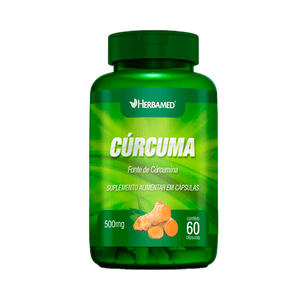 Cúrcuma 500mg Herbamed 60 Cápsulas