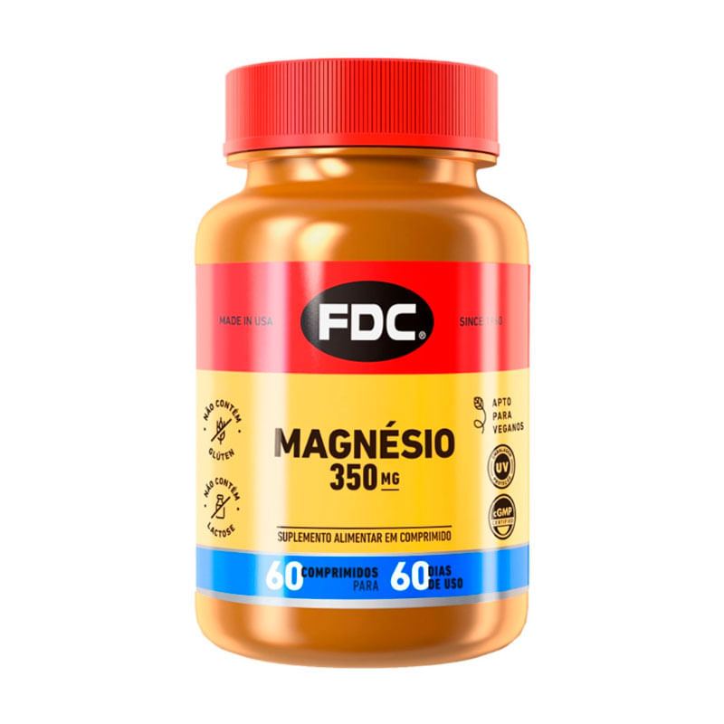 Encontraproduto.com.br - Magnésio 350Mg Fdc 60 Comprimidos