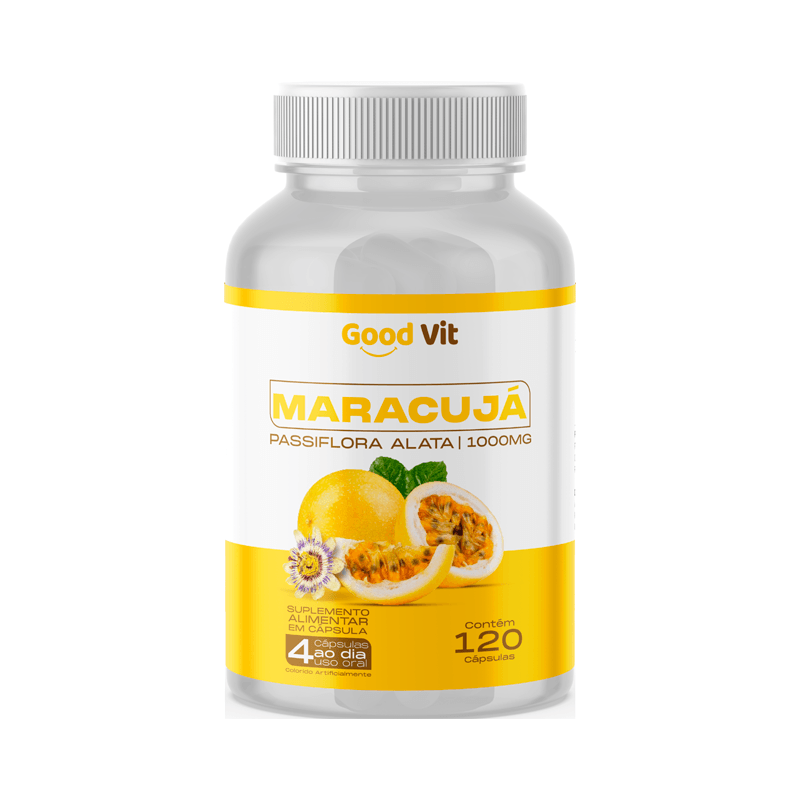 Suplemento Alimentar Good Vit Maracujá 1000mg 120 Cápsulas