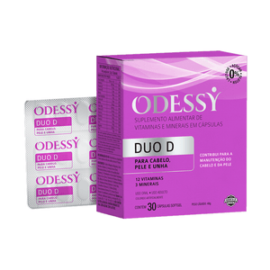 Suplemento Alimentar Odessy Duo D 30 Cápsulas Softgel
