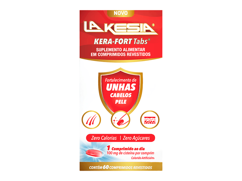 Suplemento-Alimentar-Lakesia-Kera-Fort-Tabs-60-Comprimidos-Revestidos