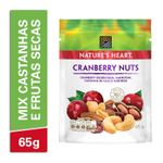 Snack Nature's Heart Cranberry Nuts 65g