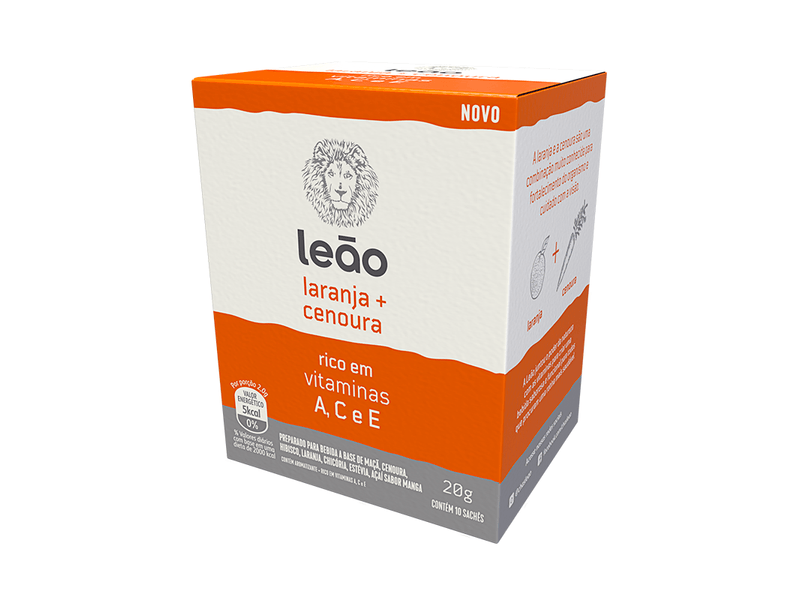 Cha-Vitaminico-Leao-Laranja---Cenoura-10-Saches-20g