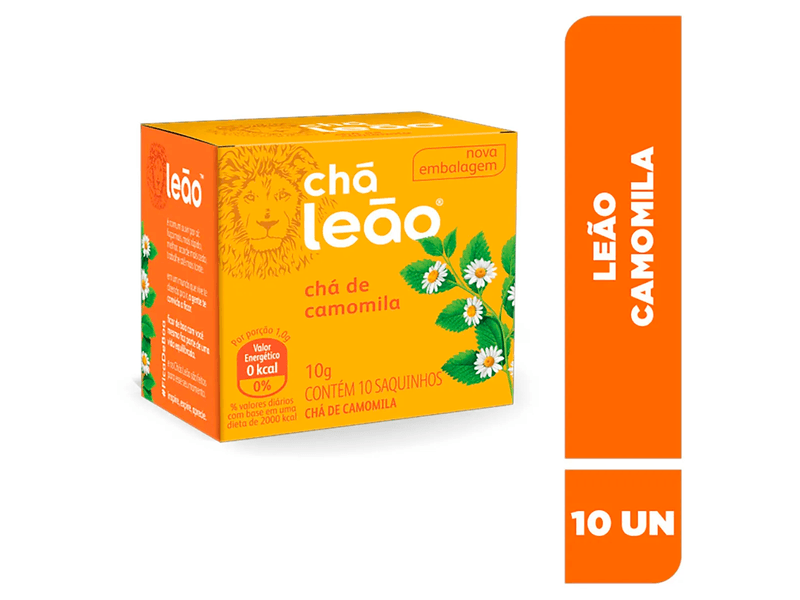 Cha-Leao-Camomila-10-Saches-10g
