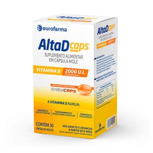 Suplemento Alimentar AltaD Caps 2.000 UI 30 Cápsulas Moles