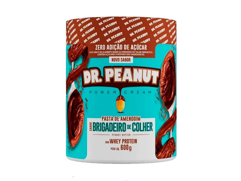 Pasta-de-Amendoin-Dr.-Peanut-Power-Cream-Sem-Acucar-Sabor-Brigadeiro-de-Colher-600g