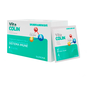 Suplemento Alimentar Vita Colin Sem Sabor 30 Sachês