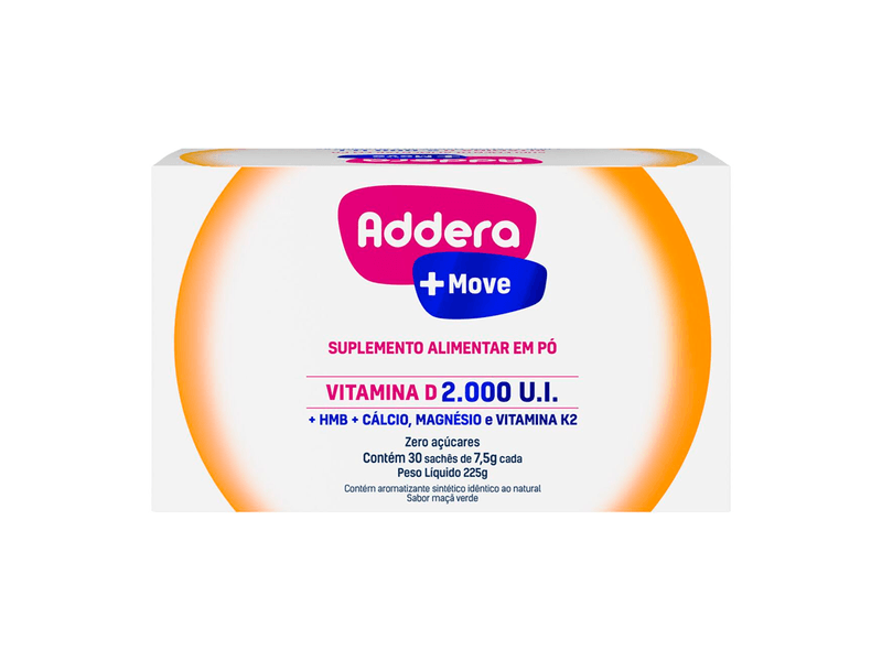 Suplemento-Alimentar-Addera---Move-2.000-UI-Sabor-Maca-Verde-30-Saches-75g