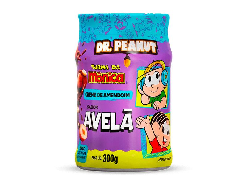 Creme-De-Amendoim-Dr.Peanut-Turma-Da-Monica-Sabor-Avela-300g