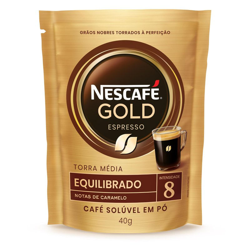 Café Solúvel Nescafé Gold Espresso Equilibrado | Drogal