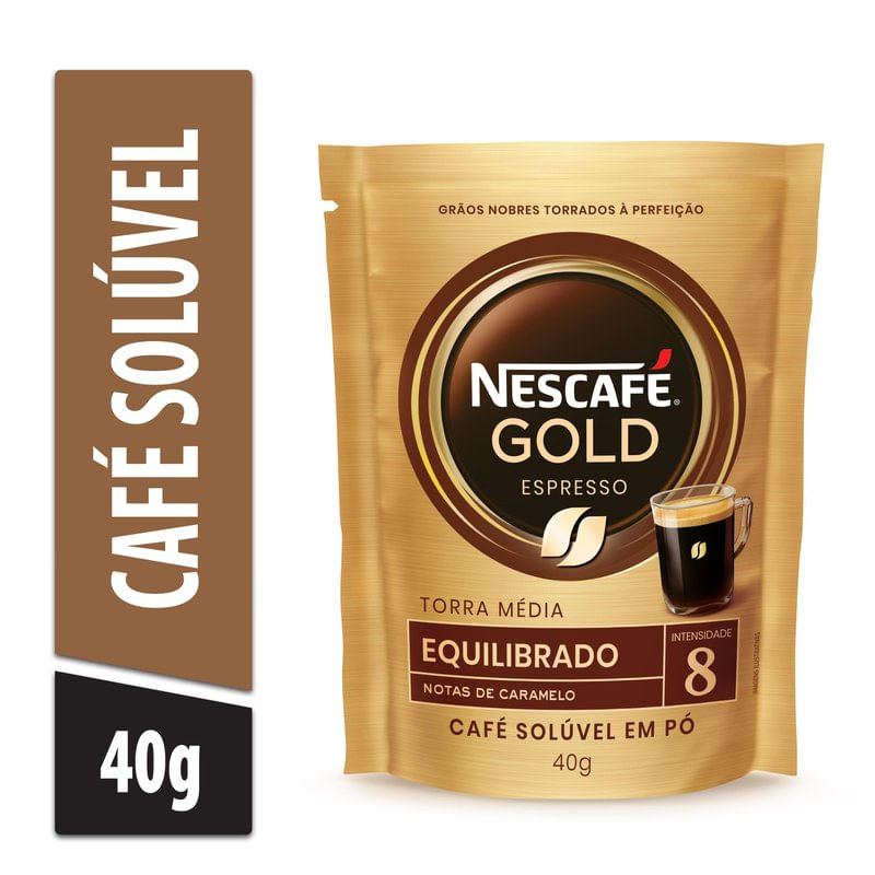 Café Solúvel Nescafé Gold Espresso Equilibrado | Drogal