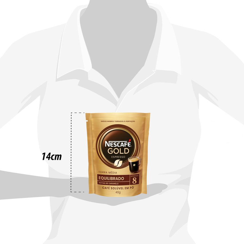 Nescafe Gold Blend 135g×8本 Café Solúvel Nescafé Gold Espresso Equilibrado | Drogal