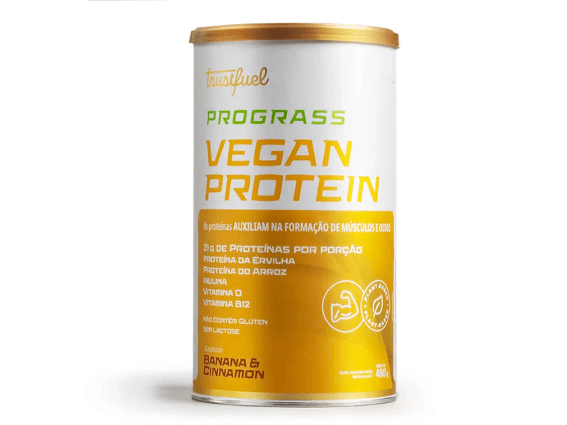 Suplemento-Alimentar-Trustfuel-Prograss-Vegan-Protein-Sabor-Banana-e-Canela-490g