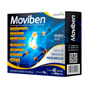 Suplemento Alimentar Moviben 60 Cápsulas
