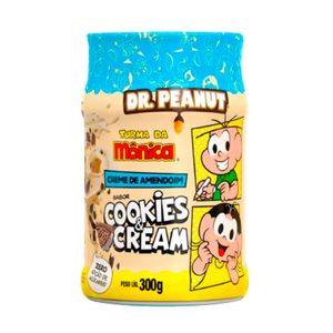 Creme De Amendoim Dr.Peanut Turma Da Monica Sabor Cookies&Cream 300g