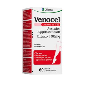 Venocel 100mg 60 Cápsulas Duras