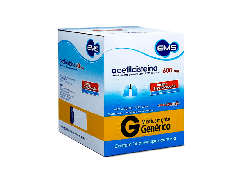Acetilcisteina-600mg-EMS-Sabor-Laranja-16-Envelopes
