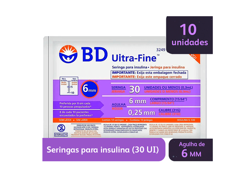 Seringa-Para-Insulina-BD-Ultra-Fine-30-UI-Agulha-6mmx025mm-10-Unidades