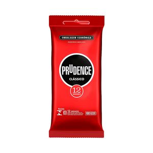 Preservativo Prudence Clássico Lubrificado 12 Unidades