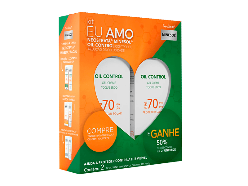 Kit-Protetor-Solar-Facial-Neostrata-Minesol-Oil-Control-FPS70-40g-2-Unidades