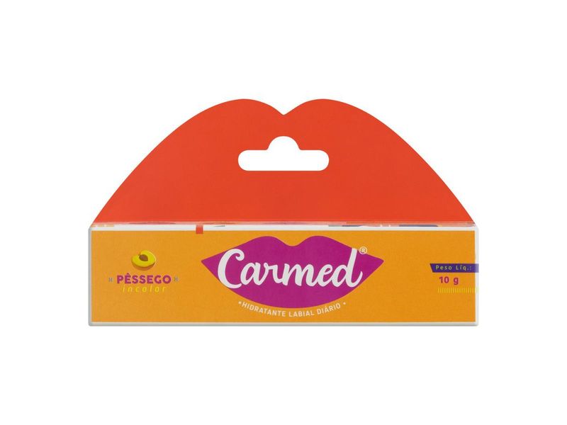 Hidratante Labial Carmed Pêssego 10g