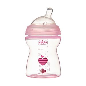 Mamadeira Chicco Step Up +2 Meses Cor Rosa 250ml
