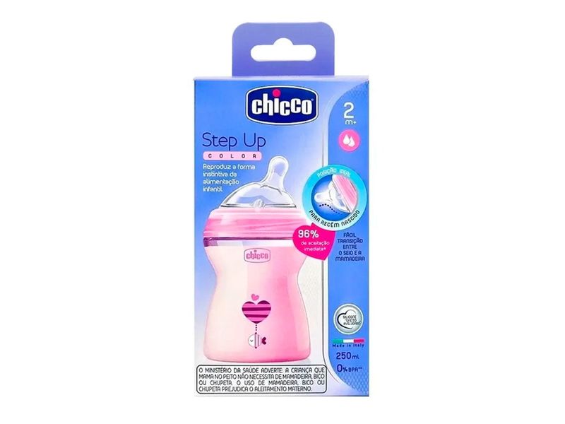 Mamadeira-Chicco-Step-Up--2-Meses-Cor-Rosa-250ml