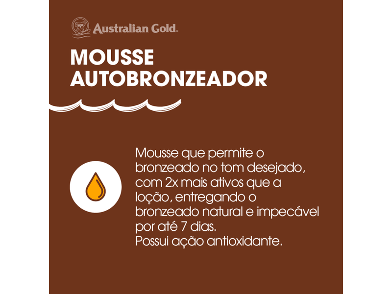 Mousse-Autobronzeador-Australian-Gold-Kakadu-Bronzer-140ml