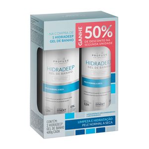 Kit Gel de Banho Hidradeep Profuse 2 Unidades 400g Cada