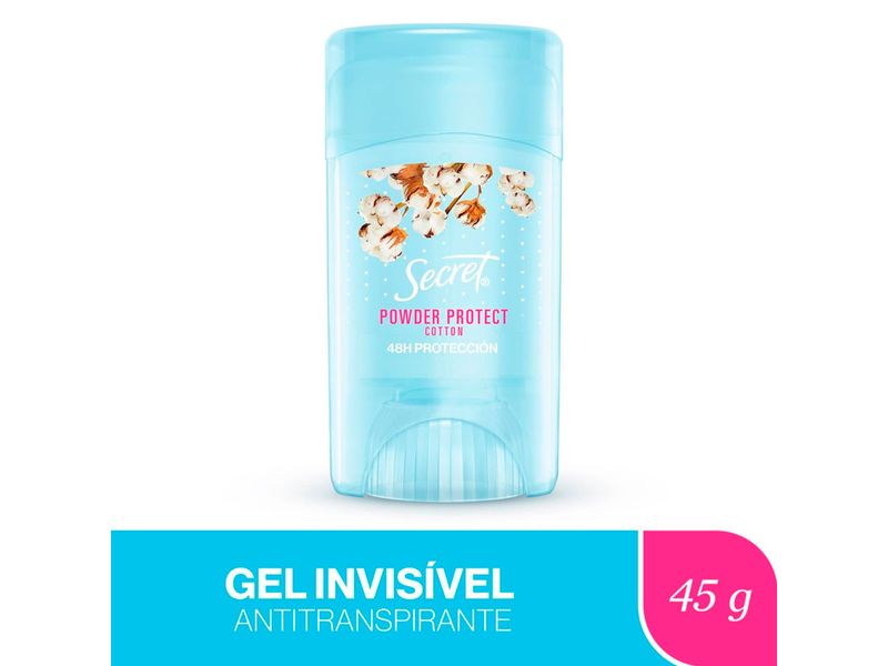 Desodorante-Antitranspirante-em-Gel-Secret-Powder-Protect-Cotton-45g