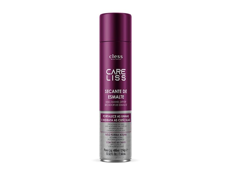 Spray-Secante-de-Esmalte-Cless-Care-Liss-Oleo-de-Cravo-400ml