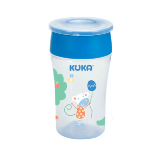 Copo Kuka 360° Antivazamento Azul 200ml