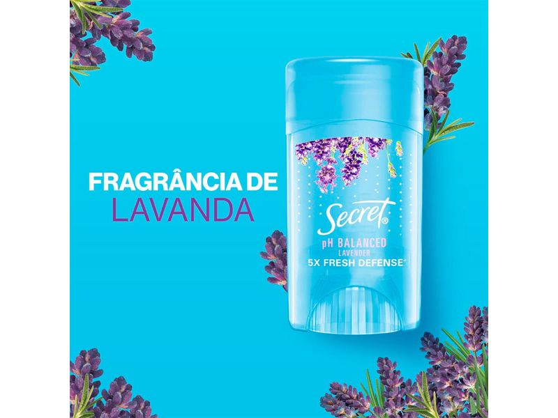 Desodorante-Antitranspirante-em-Gel-Secret-PH-Balanced-Lavender-45g