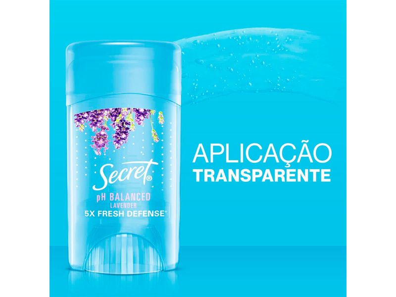 Desodorante-Antitranspirante-em-Gel-Secret-PH-Balanced-Lavender-45g