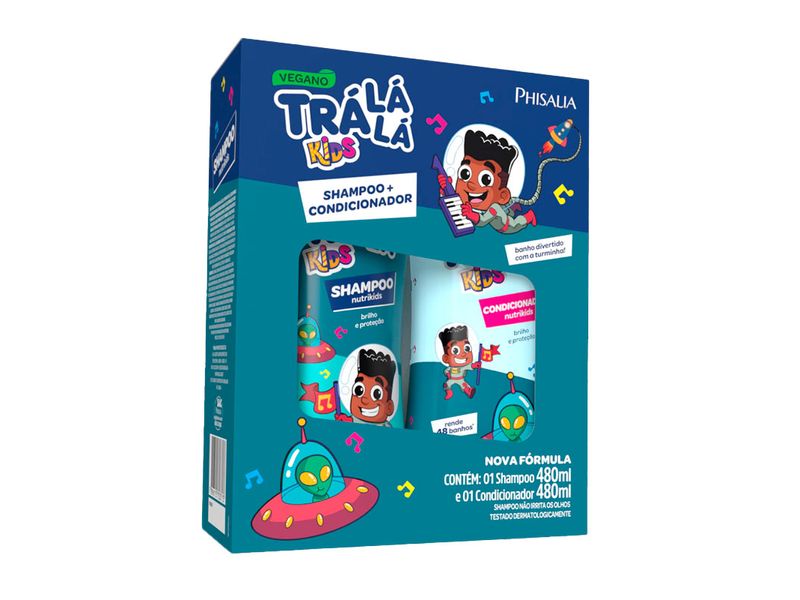 Kit-Shampoo---Condicionador-Tra-la-la-Kids-Nutrikids-480ml-Cada