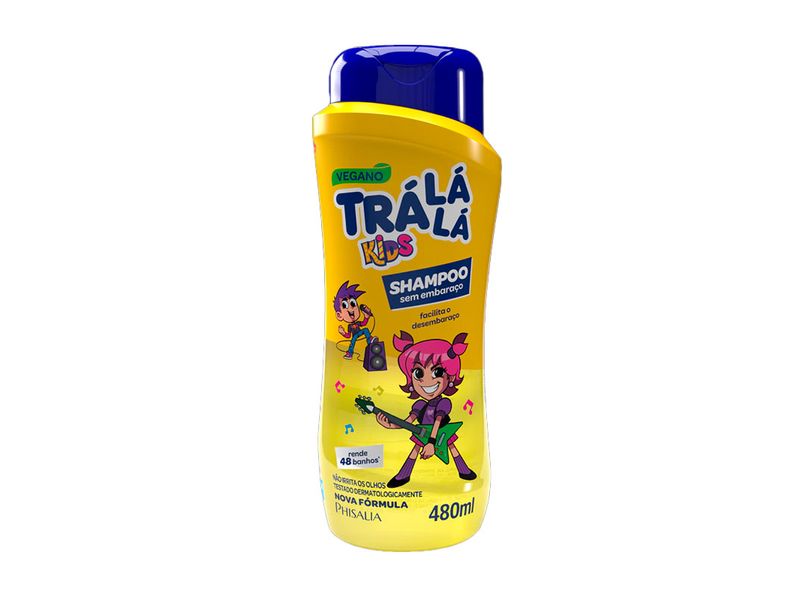 Kit-Shampoo---Condicionador-Tra-la-la-Kids-Sem-Embaraco-480ml-Cada