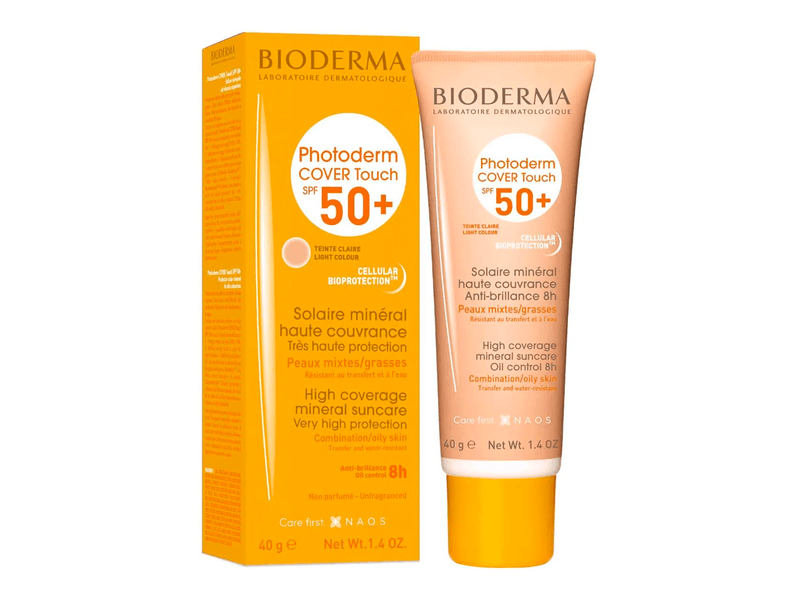 Protetor-Solar-Facial-Bioderma-Photoderm-Cover-Touch-FPS50--Dourado-40g