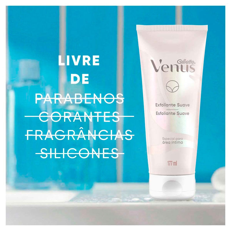 Encontraproduto.com.br - Esfoliante Intimo Gillette Venus Suave 177ml