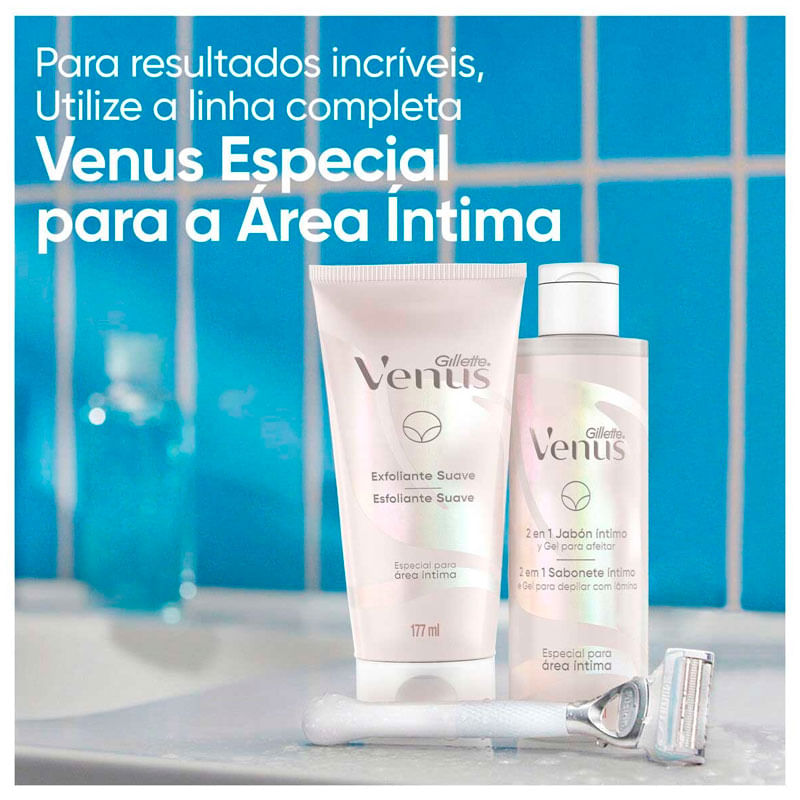 Esfoliante Suave Gillette Venus Área Íntima 177ml