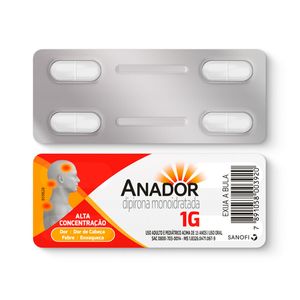 Anador 1g 4 Comprimidos