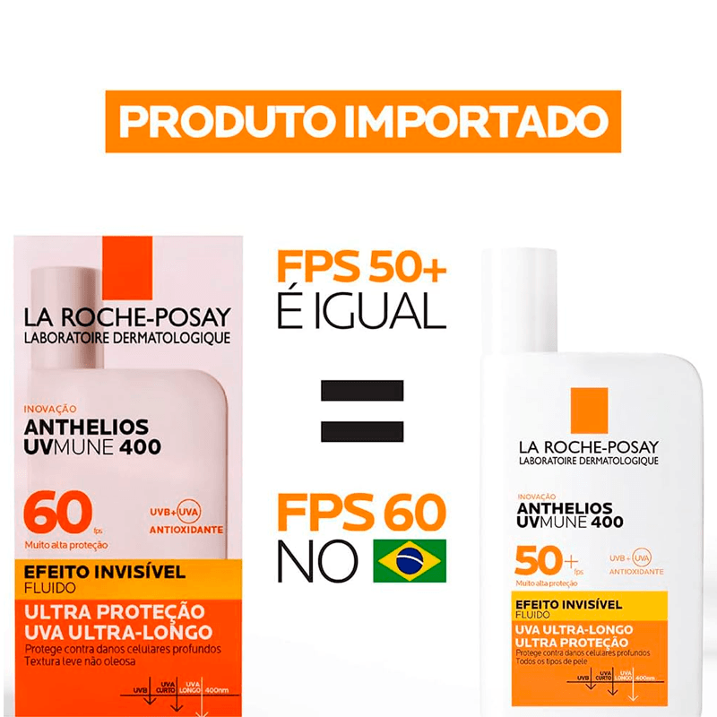 La Roche-Posay Anthelios UVMune 400 FPS50 Sem Cor 50ml