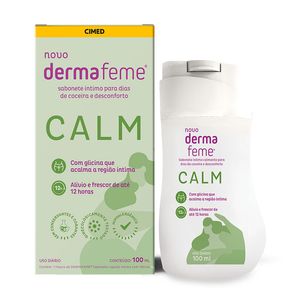 Sabonete Líquido Íntimo Dermafeme Calm 100ml