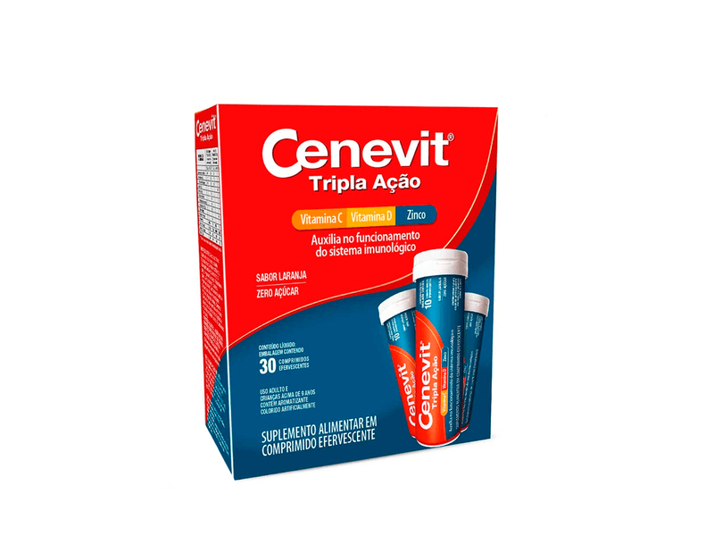 Suplemento-Alimentar-Cenevit-Tripla-Acao-Sabor-Laranja-30-Comprimidos-Efervescentes