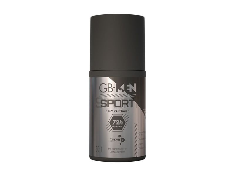 Desodorante-Roll-on-Antiperspirante-GB-Men-Sport-Sem-Perfume-50ml