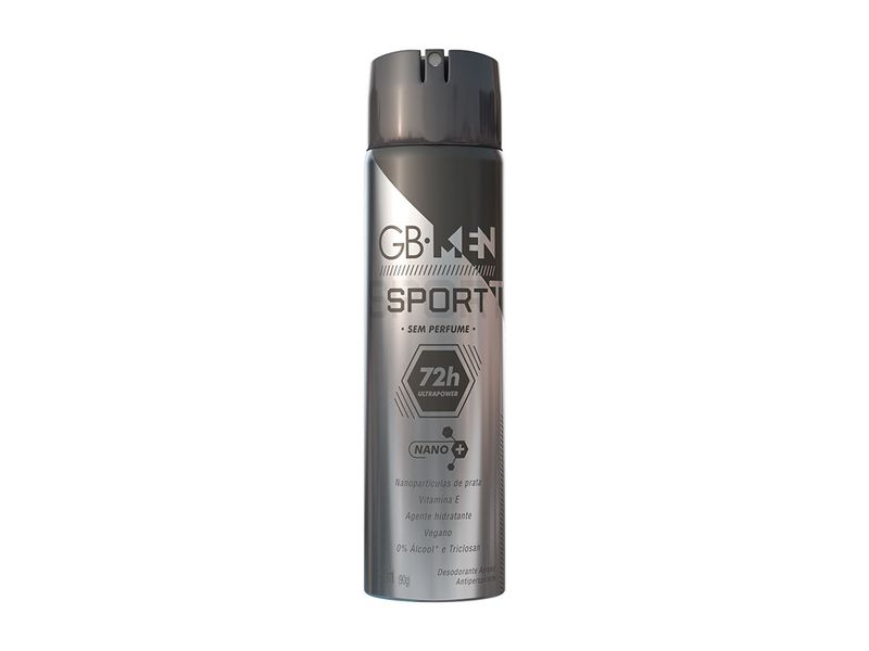 Desodorante-Aerosol-Antiperspirante-GB-Men-Sport-Sem-Perfume-150ml