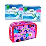 Kit-Absorvente-Para-Incontinencia-Urinaria-Tena-Lady-Discreet-Extra-16-Unidades---Necessaire-Exclusiva