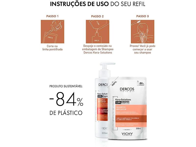 Refil-Shampoo-Repositor-Vichy-Dercos-Kera-Solutions-200ml